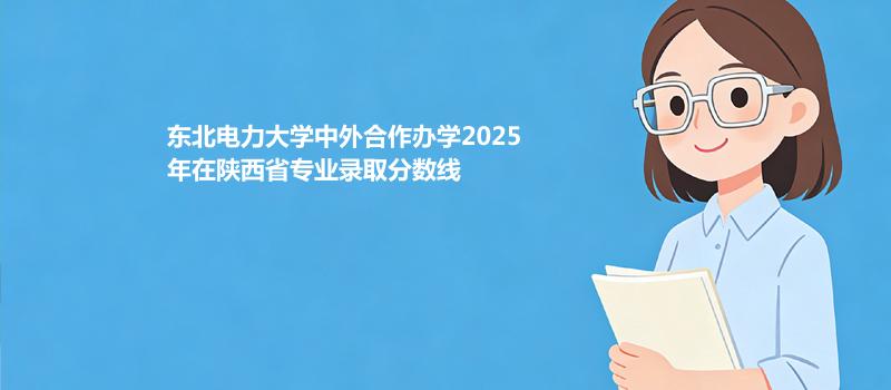 东北电力大学中外合作办学2025在陕西专业最低分 